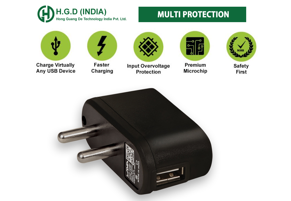 HGD 0.5 Amp USB Charger